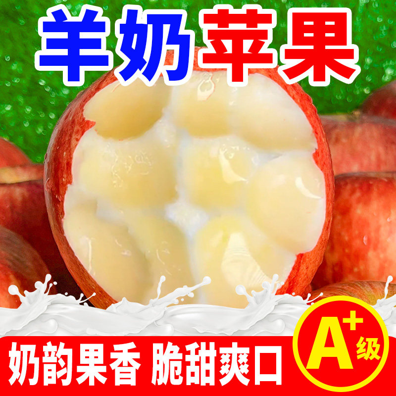 果小北羊奶苹果应季新鲜孕妇水果山西红富士脆甜多汁整箱产地直发,水产肉类/新鲜蔬果/熟食,苹果,淘宝优惠券,粉丝福利购,淘宝优惠卷