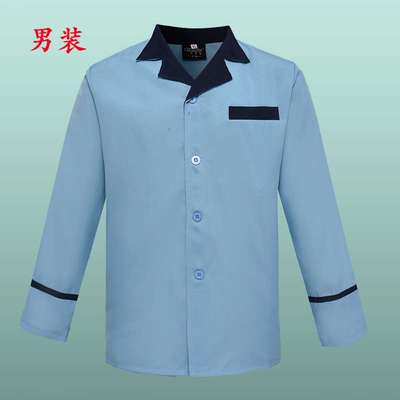 高档物业保洁服工作服短袖厂服长袖女清洁工阿姨保洁员男工服装秋