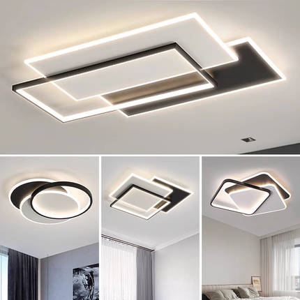 客厅灯2025新款现代简约大气led卧室吸顶灯中山灯具全屋套餐组合