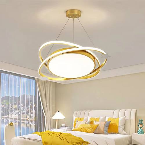 新款饭厅吊灯现代简约饭厅餐桌吧台灯网红轻奢创意北欧护眼卧室灯