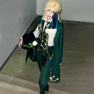 第五人格福尔摩斯联动艺术品商人骑士cos服游戏动漫角色cosplay