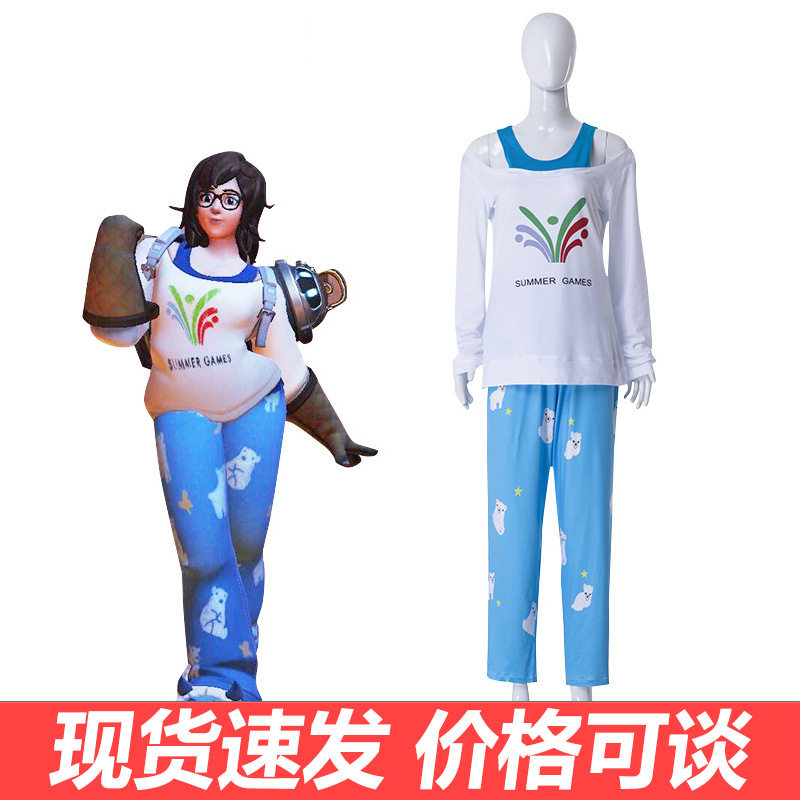 守望先锋cos服Mei小美妈周美灵cosplay动漫游戏服装万圣节服饰女
