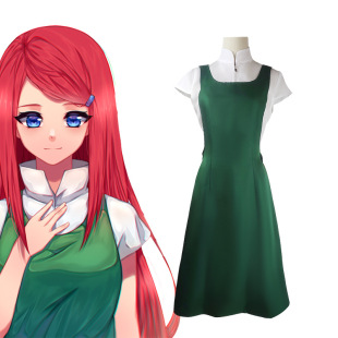 火影忍者cosplay疾风传 鸣人妈妈 漩涡玖辛奈cos服角色扮演服现货