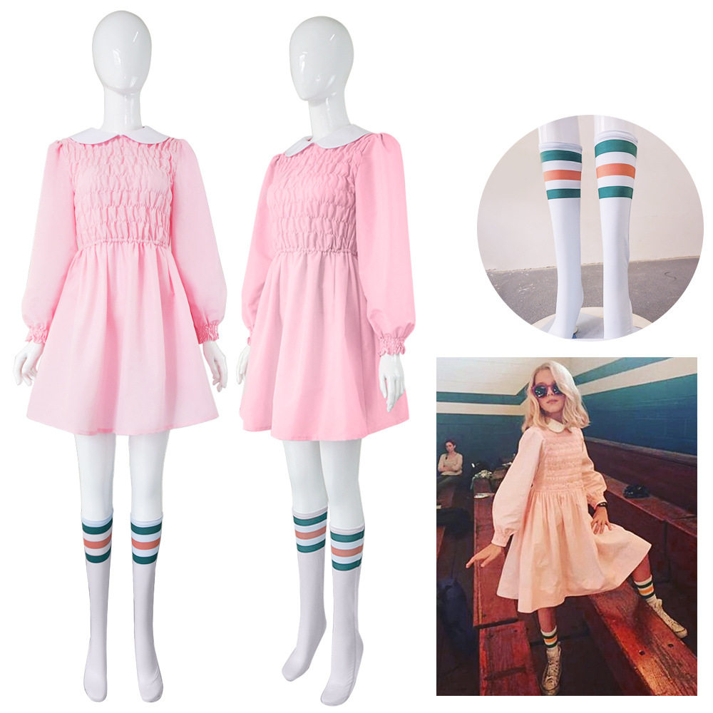 怪奇物语cosplay服装小十一裙子cos服装