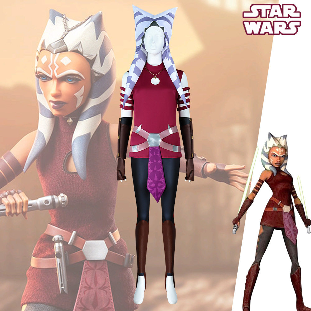 星球大战绝地武士红色阿索卡服万圣节play星战女装全套现货