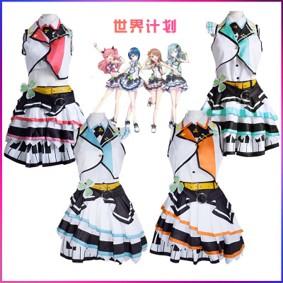 世界计划cosPJSKMOREMOREJUMP桐谷遥桃井爱莉cosplay服现货