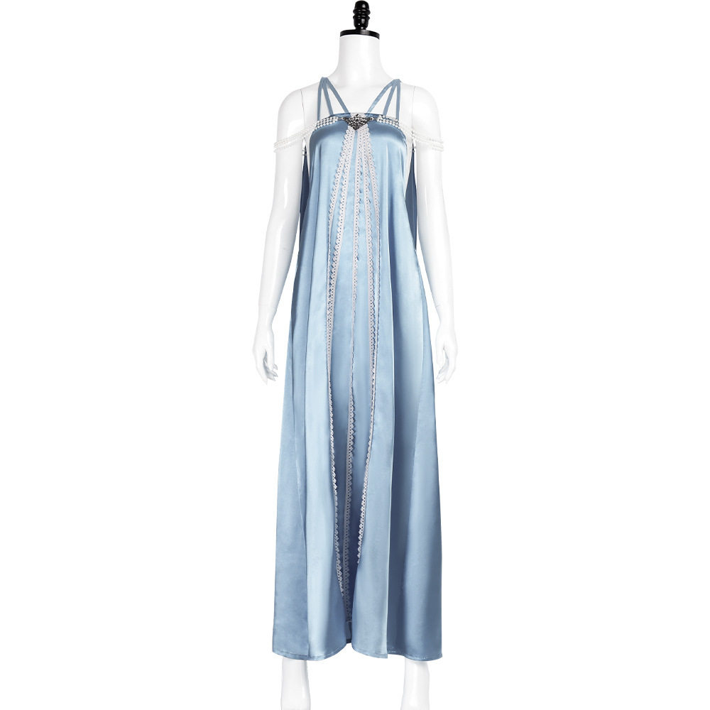 星球大战帕德梅·阿米达拉蓝色长裙服万圣节狂欢节套装现货
