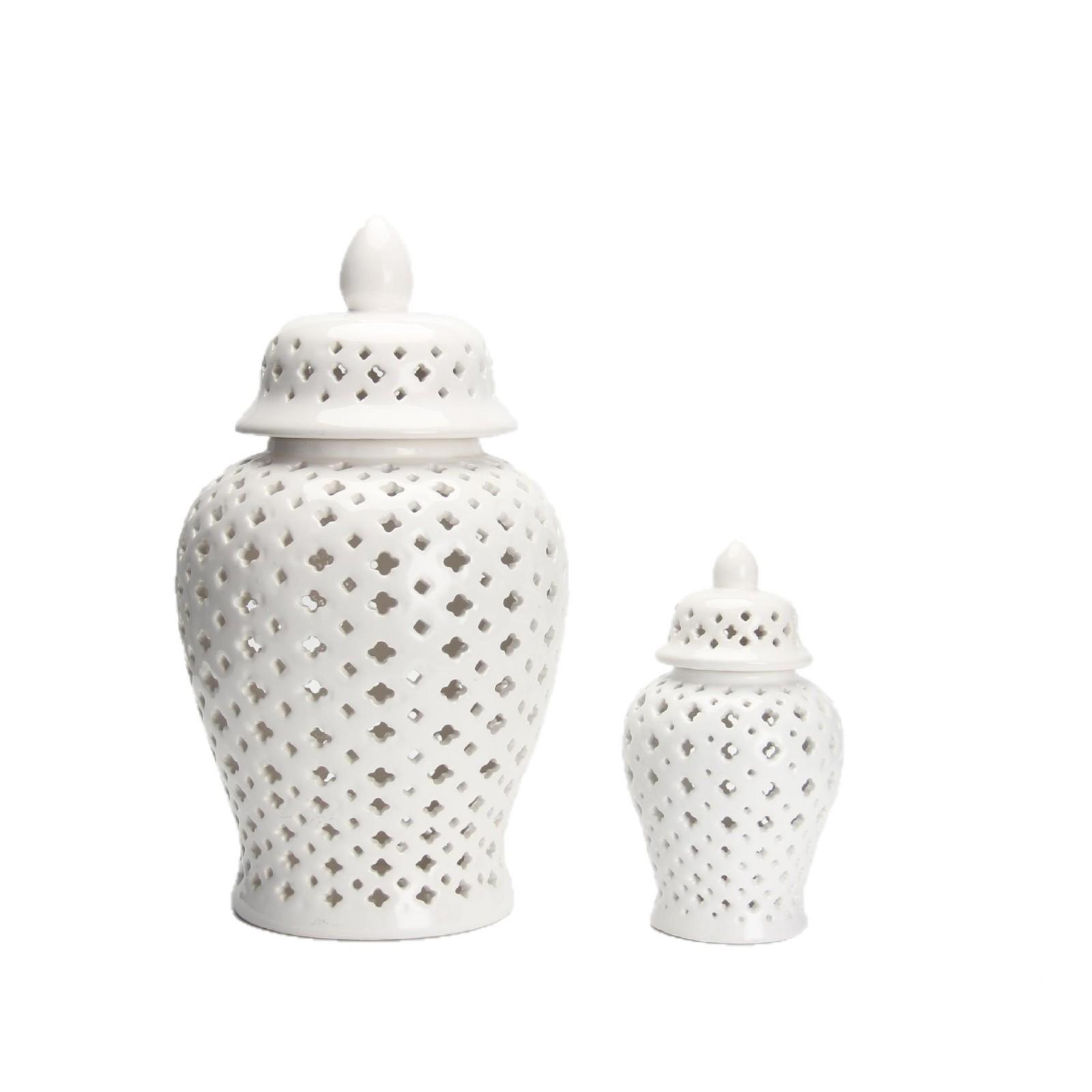 爆JNW款白售酒色镂空将军罐楼部样板间别墅店大堂软装陶装饰瓷摆