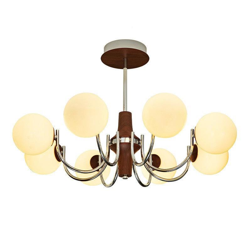 魔豆灯中古风奢轻高氛围感大厅灯式美复古创意造型玻973璃级客厅