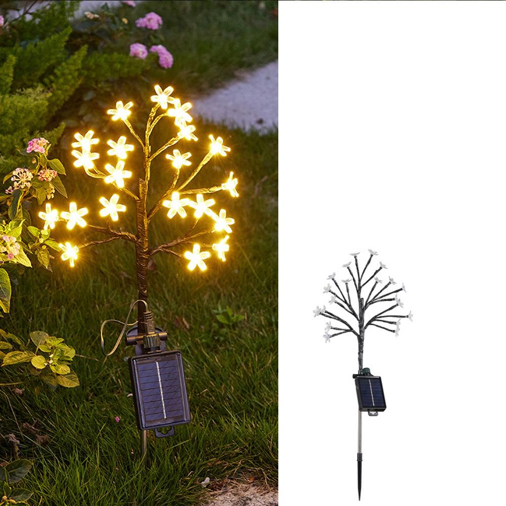 2L024款太阳能圆球树枝灯爆款庭院户外73893防水坪E新D地插灯