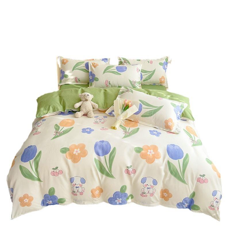 厂家学生宿舍被套水洗棉件单被套01FS50x00x230单2人被罩180x20