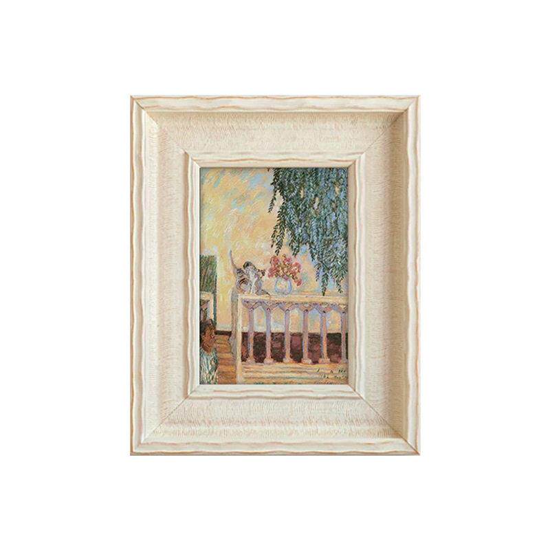 法式奶油风挂画客厅级感女生卧室床头装饰画小众艺术治愈系壁画
