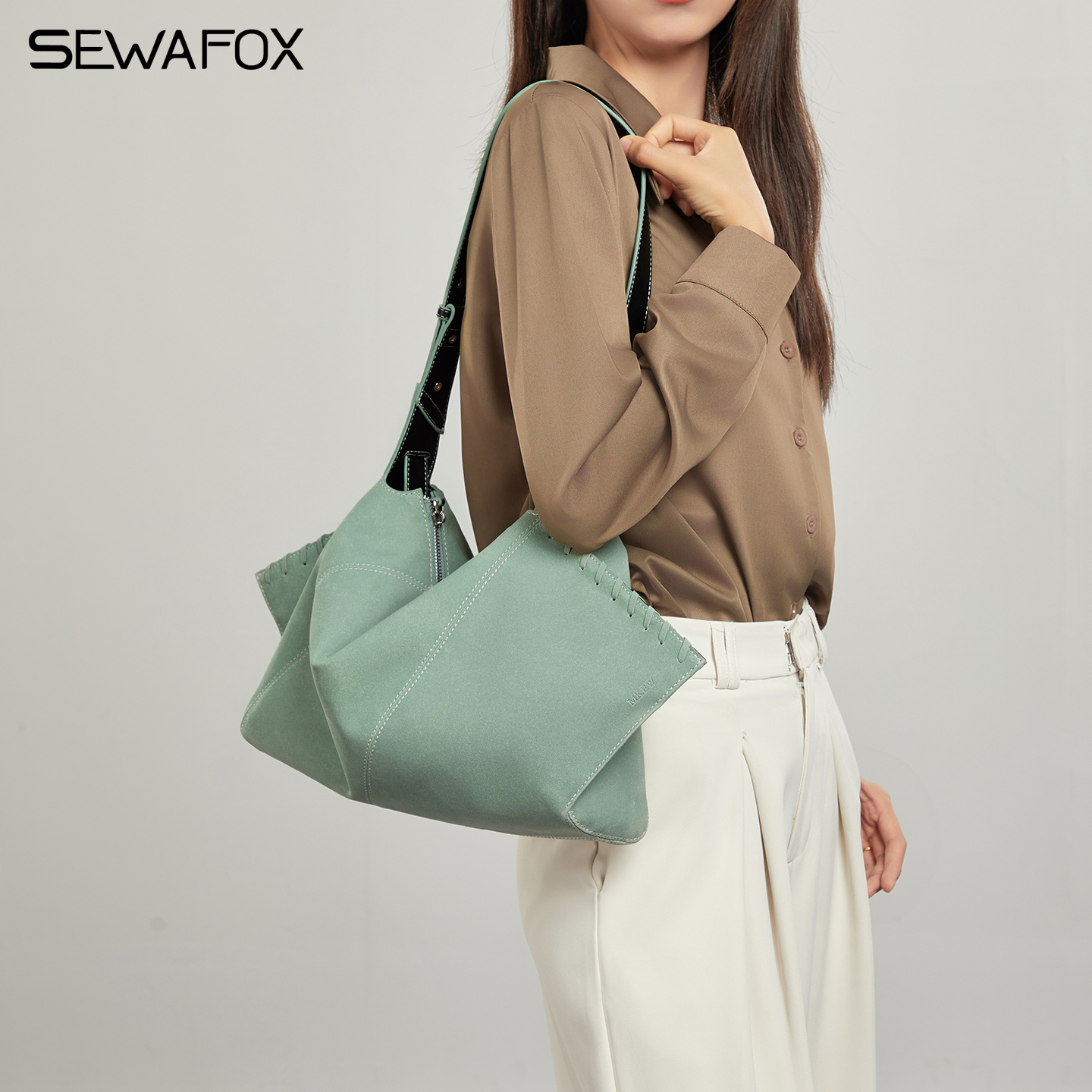 小众轻奢腋下包时尚百搭飞角包