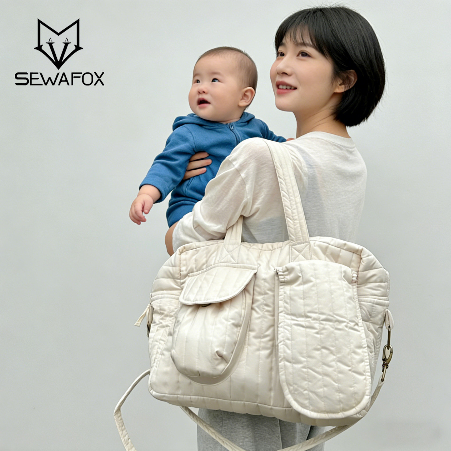 轻便手提单肩包妈咪包2025新款轻薄大容量旅行包多功能斜挎包母婴,箱包皮具/热销女包/男包,托特包,淘宝优惠券,粉丝福利购,淘宝优惠卷