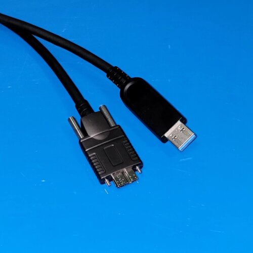工业相机连接线 usb 3.0 A  Microb 光纤线缆高柔拖链带锁数据线
