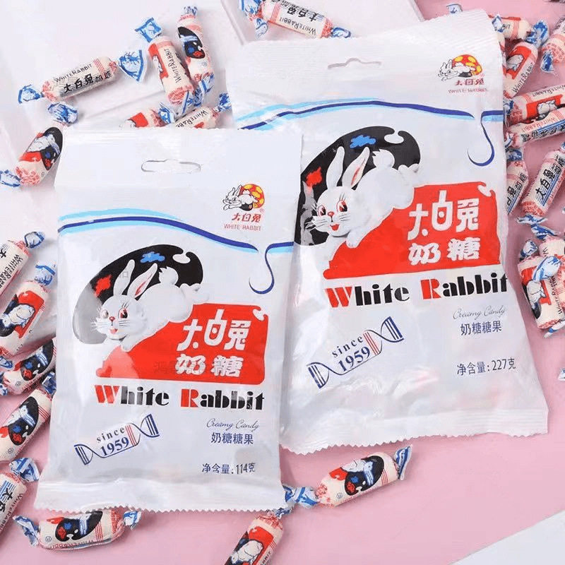 冠生园大白兔多口味奶糖500g喜糖婚糖90后怀旧零食儿童节糖果批发