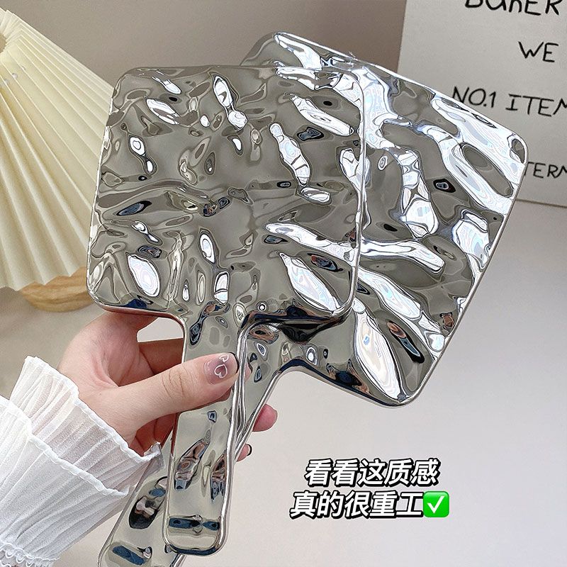 化妆镜手持镜子公主风ins风