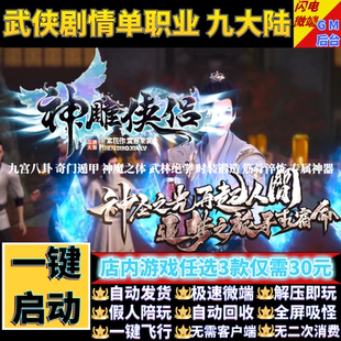 传奇单机版pc神雕大侠侣武侠专属剧情单职业假人gm后台微端联机网