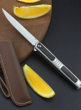 m390全钢折叠刀水果刀户外防身多功能便携随身小刀锋利高硬度刀具