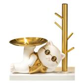 招财猫玄钥匙纳摆关件家客厅现BJ704 4代轻奢收装 饰乔迁新居酒柜