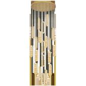 楼复式 大吊灯别客厅吊灯跃层挑空水晶灯吊灯轻奢楼437梯间吊长吊