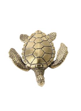 销实心大海龟铜手件仿古CA1877玩做旧热茶宠摆件黄装饰把工艺品收