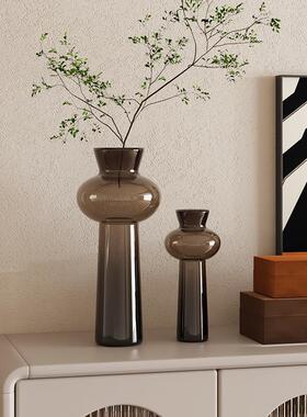 高档复古酒柜软装饰MLB-2412原木风大地色艺品术家客厅居组合摆品