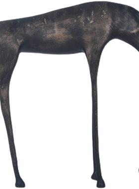 饰新中关式装古铜色金属马动物摆件客厅酒柜玄样SZI板房软桌面装