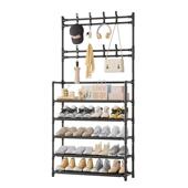 落衣架发一件批多功能鞋 简易衣帽架多功能挂地架宿衣舍家用防尘收