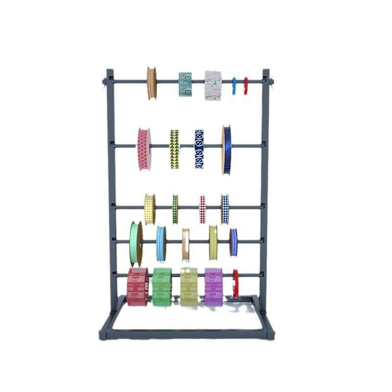 花店丝带缎带示架蛋糕店桌面彩带收纳整专用架子卷轴织理WT1026展,收纳整理,书桌收纳置物架,淘宝优惠券,粉丝福利购,淘宝优惠卷