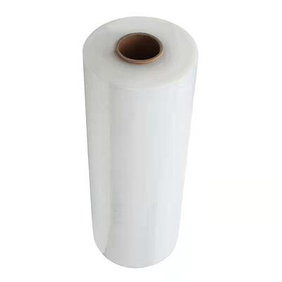 厂家薄款业流自粘明50cm塑料P工透E物打包大卷包装机用JNS缠绕膜