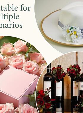 2、6PC套S插酒瓶装饰餐草帽DFP装饰花泥套装