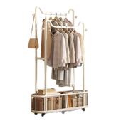 衣轮落地608010立式 衣帽架可移用动带家客厅轻奢架晾衣架轻奢意式