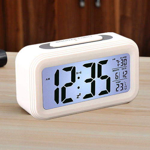 Night-light LED electronic clock alarm small 夜光静音小闹钟