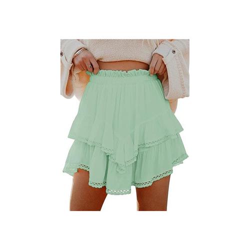 Skirt Tennis Golf Waist High Skirt Short Cake Multi-Layered