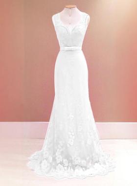 dress bridesmaid dress wedding sleeveless V deep red