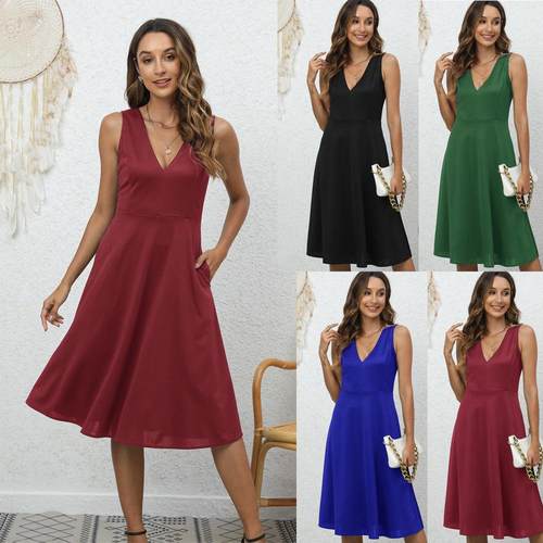 Temperament commuter dress slim fit evening gown