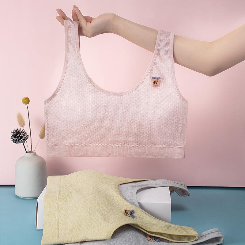 Seamless student underwear girls development period bra