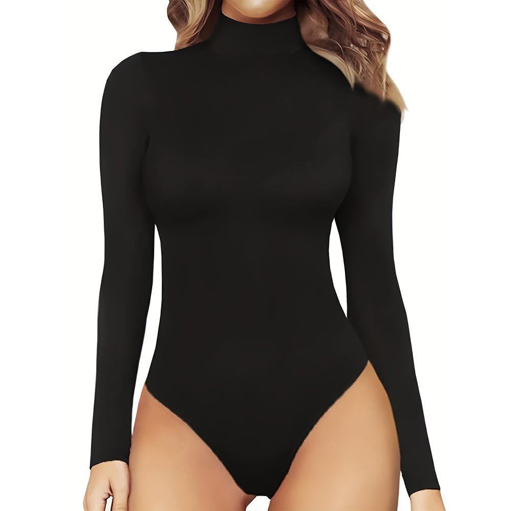 women bodysuit crotch snap jumpsuit bodysuit tops h solid