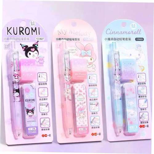 Mymelody Kuromi Cinnamoroll Pochacco Mechanical Pencils with