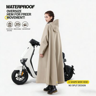 Electric bike travel raincoat motorcycle rainproof cloak