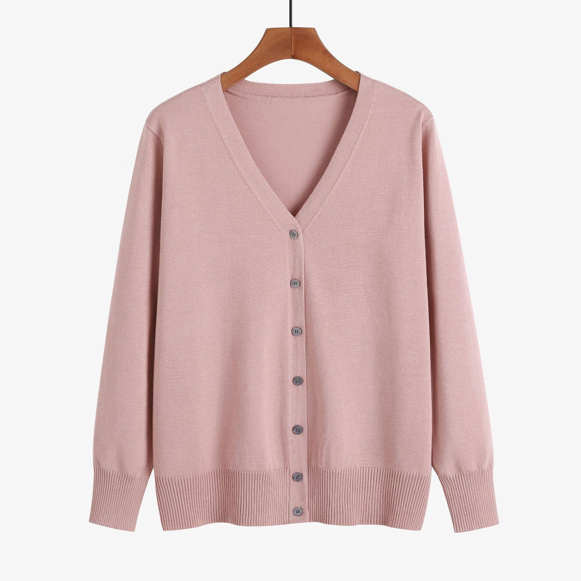 wear outer knitted cardigan womens size plus sleeve long