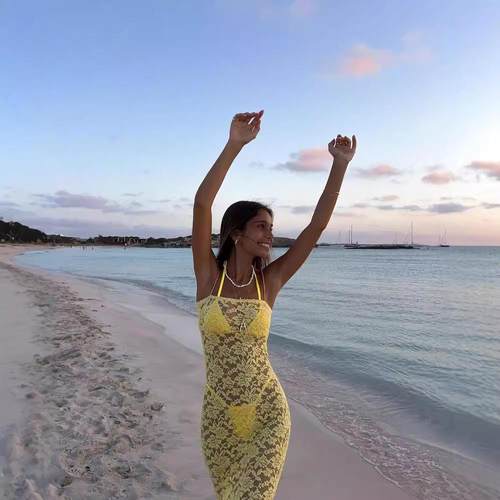 long dress dresses up ccz through beach outfit white