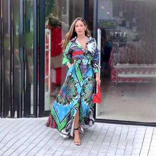 long maxi sleeve belt dress cardigan Dress