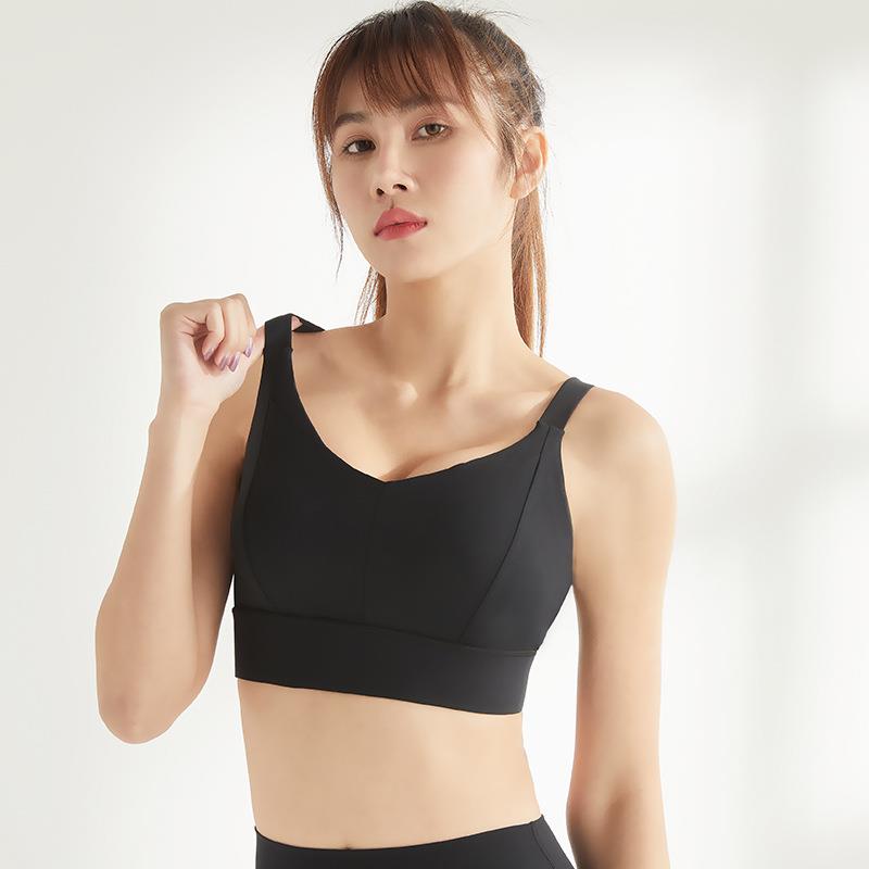 Sports bra all-in-one beautiful back shockproof vest for