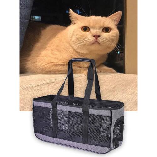 Dog Carrier Bag Soft Side Backpack Cat Pet Carriers Dog Trav