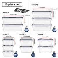 Glass Meal Prep Containers Storage Food Storage Containers thumbnail 2