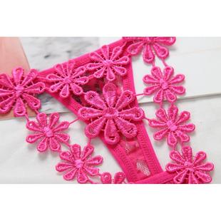 breathable underwear waist womens flower low pants