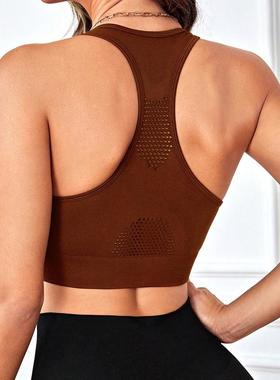 top fitness vest training bra running anti-sagging and