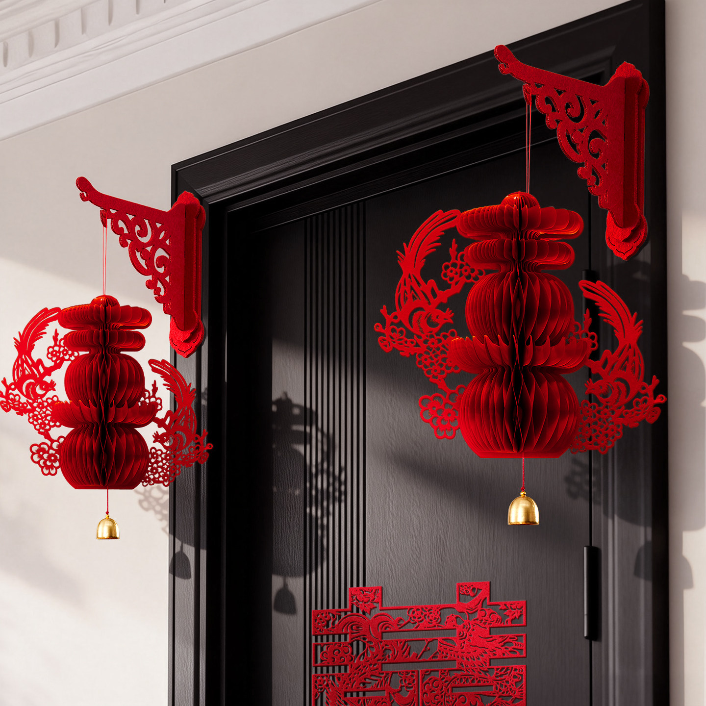 网红喜字蜂窝球挂饰套装婚房布置门户客厅装饰立体双囍结婚礼用品,节庆用品/礼品,喜字/剪纸/贴纸,淘宝优惠券,粉丝福利购,淘宝优惠卷